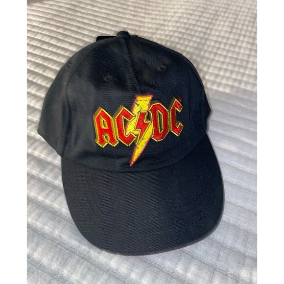 AC/DC Black and Yellow Logo Hat - Picture 1 of 5